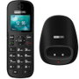 Maxcom MM35D Teléfono Inalámbrico Negro con Lector de Tarjetas SIM